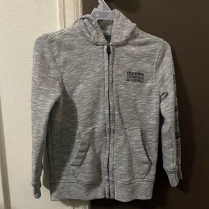 Gray boys full zip hoodie size 5/6
